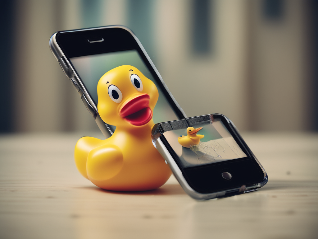 Duck out of water